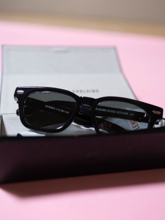 KIAURA Sunglasses in Black Crystal main image 10